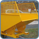 packaging tipping skip